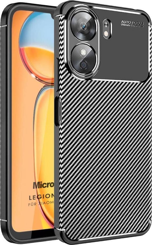 Microsonic Xiaomi Redmi 13C Kılıf Legion Series Siyah - Image 1