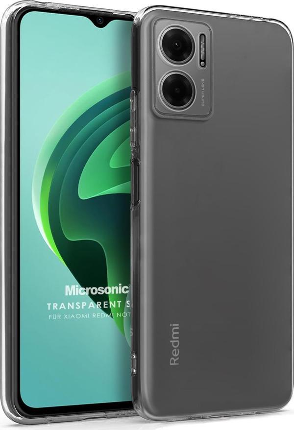 Microsonic Xiaomi Redmi Note 11E Kılıf Transparent Soft Şeffaf - Image 1