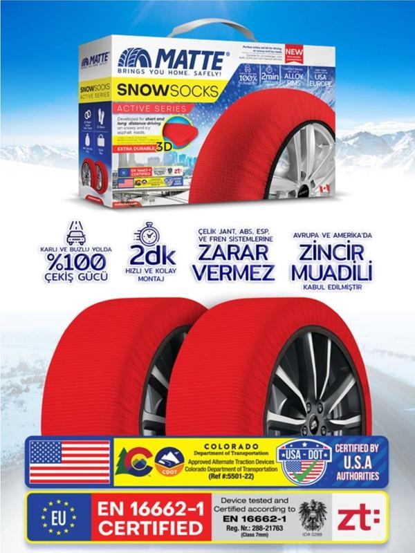 Matte Kar Çorabı - Active Series - Image 1