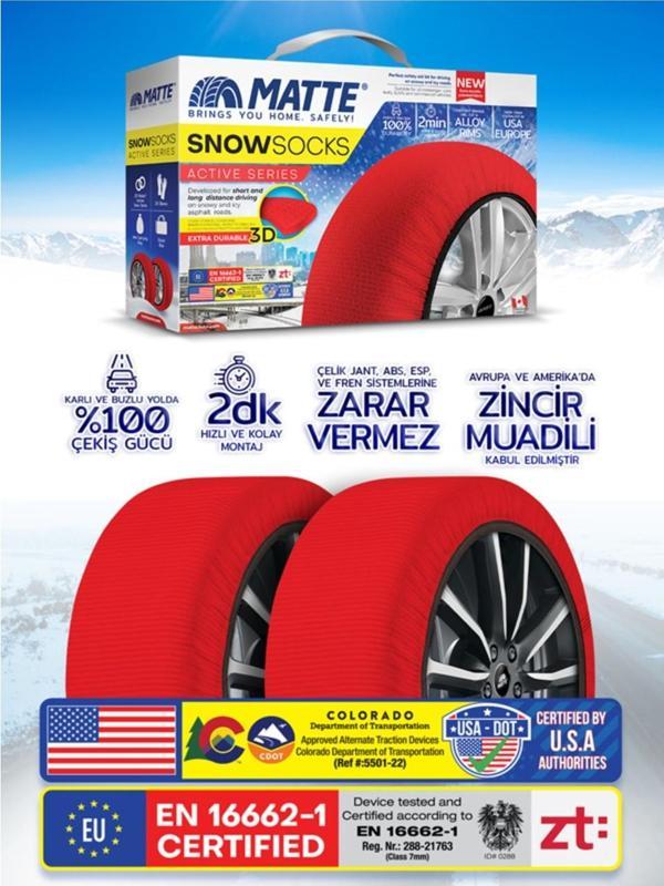 Matte Kar Çorabı - Active Series - Image 1