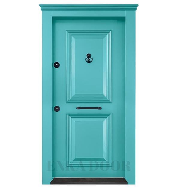 Enka Door Lake Çelik Kapı Model Turkuaz - Image 1
