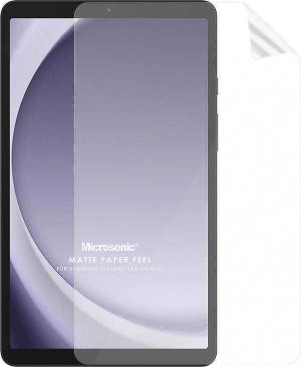 Microsonic Samsung Galaxy Tab A9 Plus Paper Feel Kağıt Dokulu Mat Ekran Koruyucu - Image 1