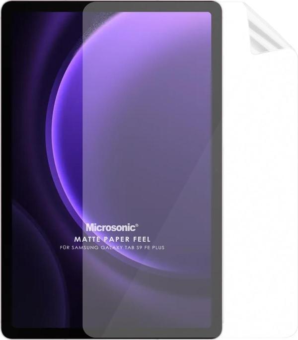 Microsonic Samsung Galaxy Tab S9 FE+ Paper Feel Kağıt Dokulu Mat Ekran Koruyucu - Image 1