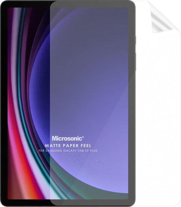 Microsonic Samsung Galaxy Tab S7 Plus T970 Paper Feel Kağıt Dokulu Mat Ekran Koruyucu - Image 1
