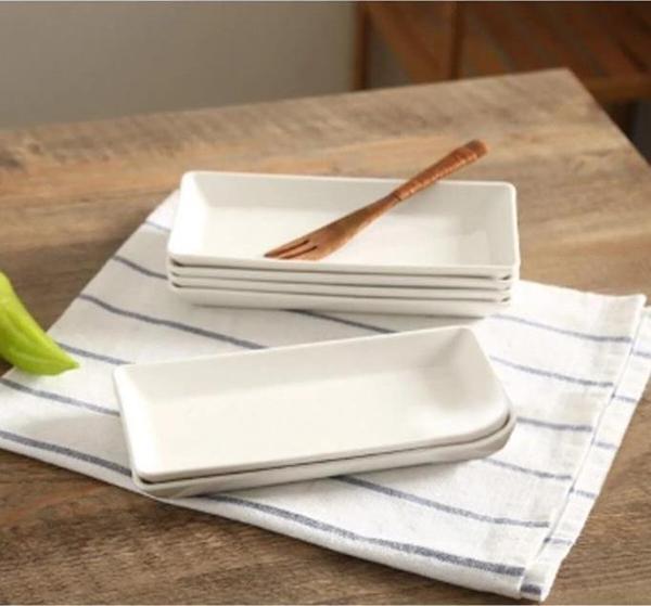 Acar Porselen Tabak 20,25 Cm Dikdörtgen Beyaz - MLT-007458 - Image 1