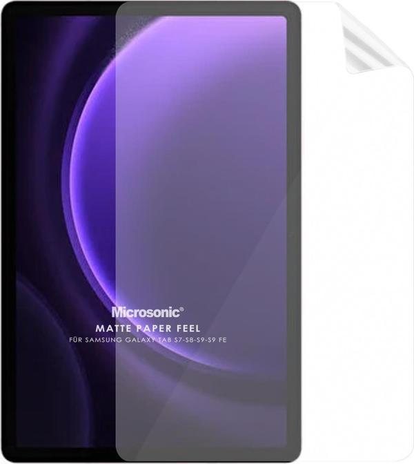 Microsonic Samsung Galaxy Tab S7 T870 Paper Feel Kağıt Dokulu Mat Ekran Koruyucu - Image 1