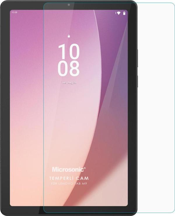 Microsonic Lenovo Tab M9 Tempered Glass Cam Ekran Koruyucu - Image 1