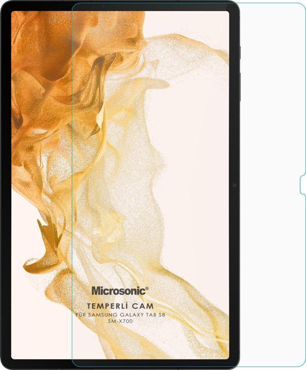 Microsonic Samsung Galaxy Tab S9 FE Tempered Glass Cam Ekran Koruyucu - Image 1