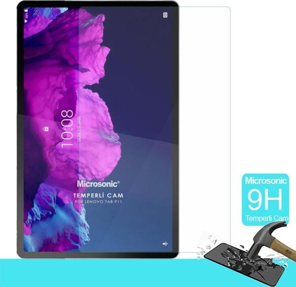 Microsonic Lenovo Tab P11 TB-J606F Tempered Glass Cam Ekran Koruyucu - Image 1