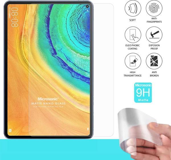 Microsonic Huawei MatePad Pro 10.8`` Matte Nano Glass Cam Ekran Koruyucu - Image 1