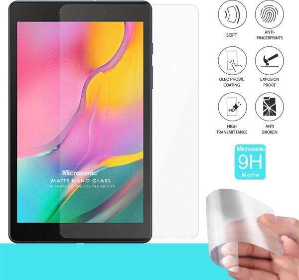 Microsonic Samsung Galaxy Tab A 8" 2019 T290 Matte Nano Glass Cam Ekran Koruyucu - Image 1