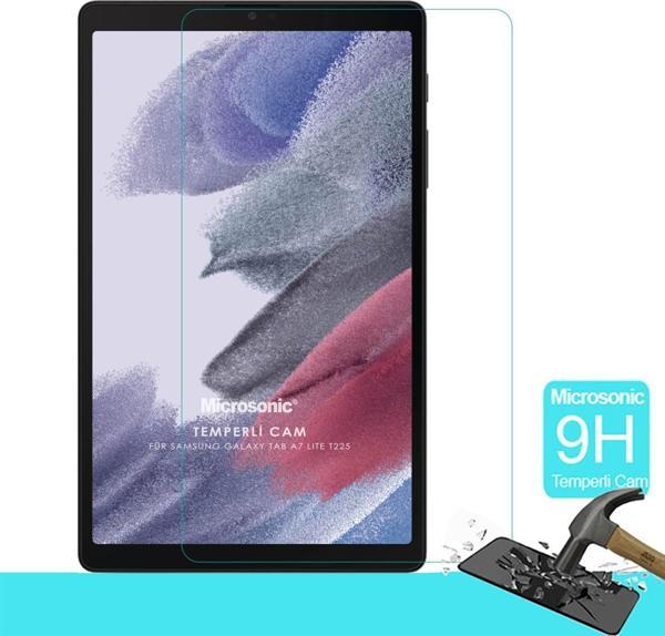 Microsonic Samsung Galaxy Tab A7 Lite T225 Tempered Glass Cam Ekran Koruyucu - Image 1