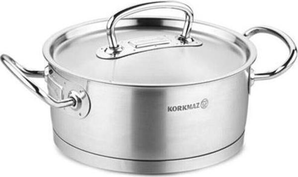 Korkmaz Proline 20x9 cm Kısa Tencere Satin - A1169 - Image 1