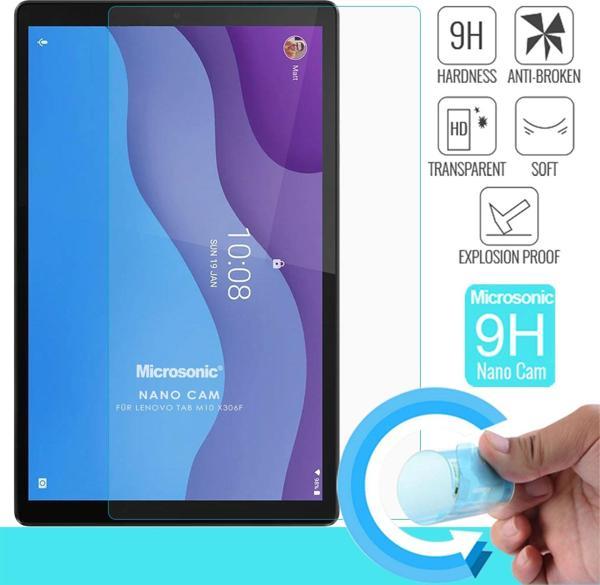 Microsonic Lenovo Tab M10 TB-X306F 10.1" (TRZA6W0026TR) Nano Glass Cam Ekran Koruyucu - Image 1