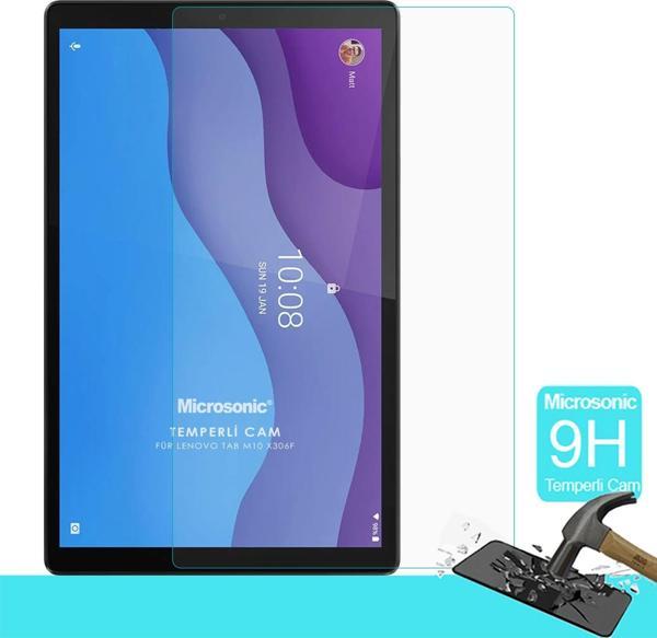 Microsonic Lenovo Tab M10 TB-X306F 10.1" (TRZA6W0026TR) Tempered Glass Cam Ekran Koruyucu - Image 1