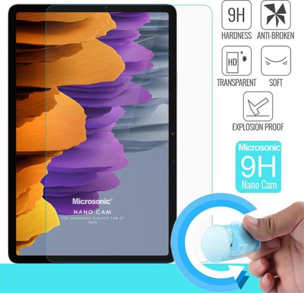Microsonic Samsung Galaxy Tab S7 T870 Nano Glass Cam Ekran Koruyucu - Image 1