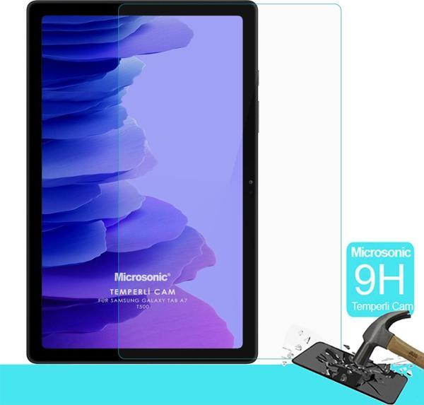 Microsonic Samsung Galaxy Tab A7 T500 Tempered Glass Cam Ekran Koruyucu - Image 1