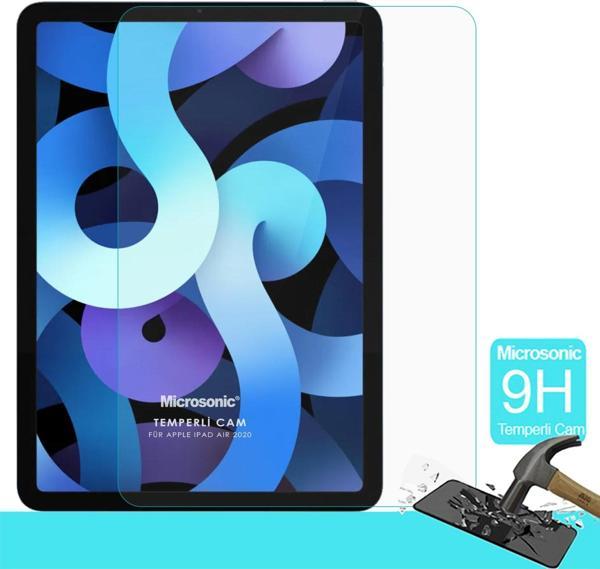 Microsonic Apple iPad Air 4 (2020) Tempered Glass Cam Ekran Koruyucu - Image 1