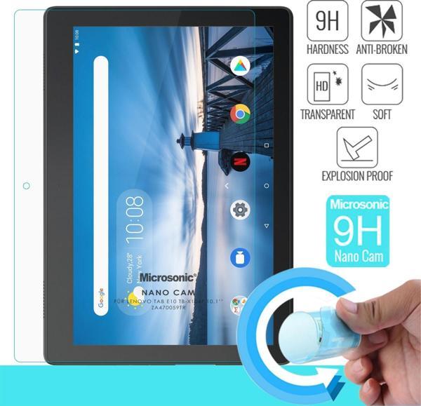 Microsonic Lenovo Tab E10 TB-X104F 10.1" (ZA470059TR) Nano Glass Screen Protector - Image 1