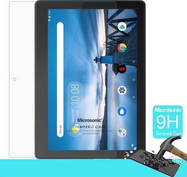 Microsonic Lenovo Tab E10 TB-X104F 10.1" (ZA470059TR) Tempered Glass Screen Protector - Image 1