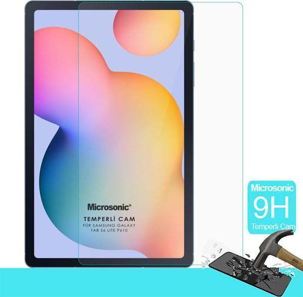 Microsonic Samsung Galaxy Tab S6 Lite 10.4" P610 Tempered Glass Screen Protector - Image 1
