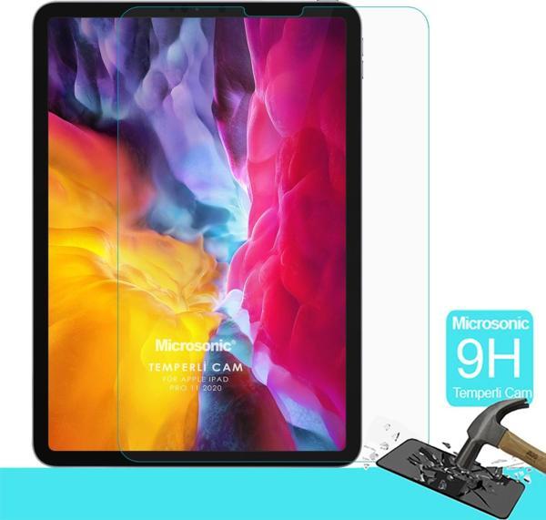 Microsonic Apple iPad Pro 11'' 2020 2. Nesil (A2228-A2068-A2230) Temperli Cam Ekran Koruyucu - Image 1