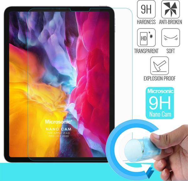 Microsonic Apple iPad Pro 12.9'' 2020 4. Nesil (A2229-A2069-A2232) Nano Cam Ekran Koruyucu - Image 1