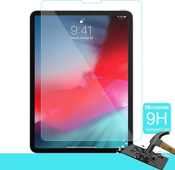 Microsonic Apple iPad Pro 12.9'' 2018 (A1876-A2014-A1895-A1983) Temperli Cam Ekran koruyucu - Image 1