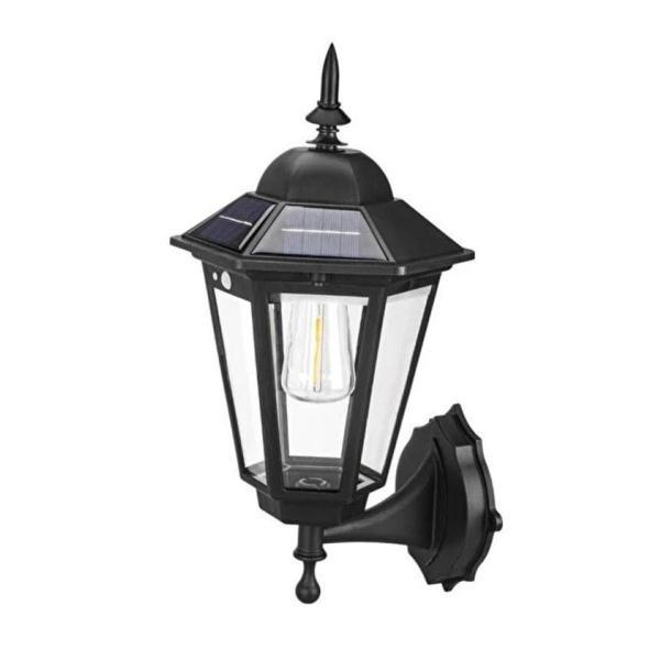 usin Güneş Enerjili Bahçe Ev Balkon Teras Aydınlatması Lambası Solar Aplik Set Üstü Fener Armatür - Image 1