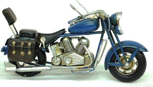 Dekoratif Metal Motosiklet Biblo Vintage Hediyelik - Image 1
