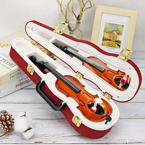 Kurmalı Gitar Müzik Kutusu Dekoratif Hediyelik - Image 1