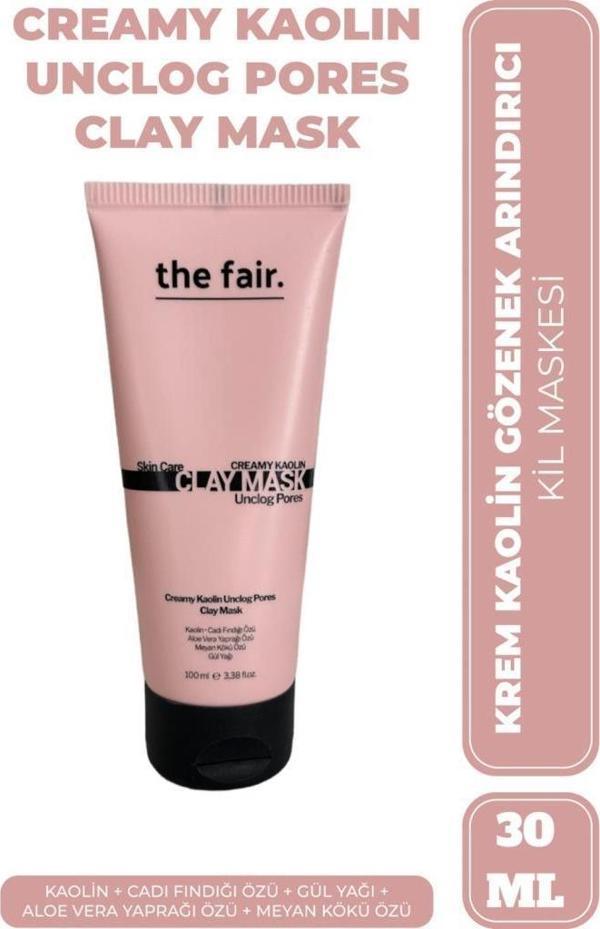 THE FAİR CREAMY KAOLİN GÖZENEK TEMİZLEYEN KİL MASKESİ 30 ML - Image 1
