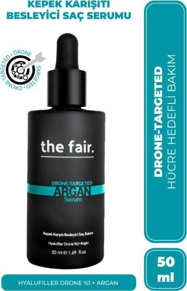 Drone-Targeted Argan Besleyici Vegan Saç Serumu %1 Hyalufiller Drone +Argan 50 ml - Image 1