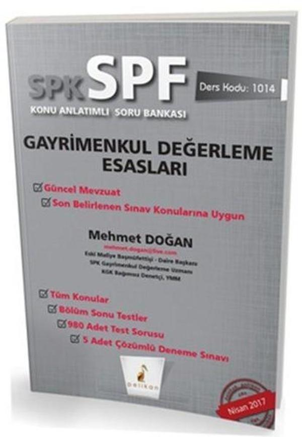 SPK-SPF Gayrimenkul Değerleme Esasları Konu Anlatımlı Soru Bankası - Pelikan Yayınları - Image 1