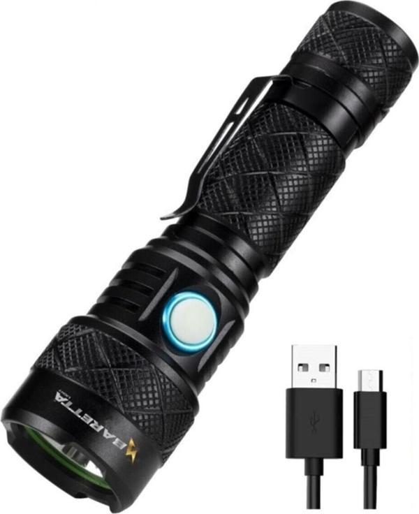 Barnetta Baretta Bt55 2500 Lümen Cree Xml L2-U2 Led Şarjlı El Feneri - Image 1