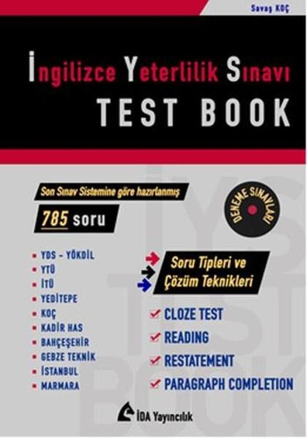 İngilizce Yeterlilik Sınavı-Test Book - İDA Yayınları - Image 1