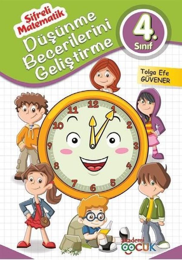 4. Sınıf Düşünme Becerilerini Geliştirme-Şifreli Matematik - Akademi Çocuk Yayınevi - Image 1