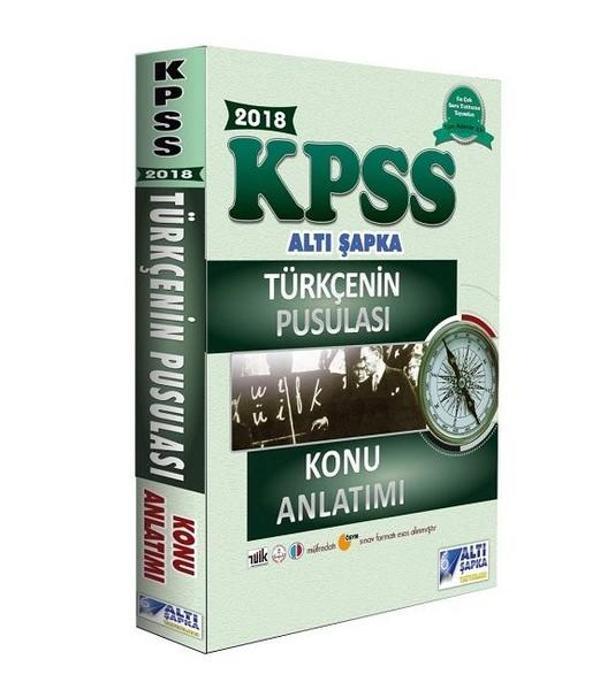 2018 KPSS Türkçenin Pusulası Konu Anlatımı - Altı Şapka Yayınları# - Image 1