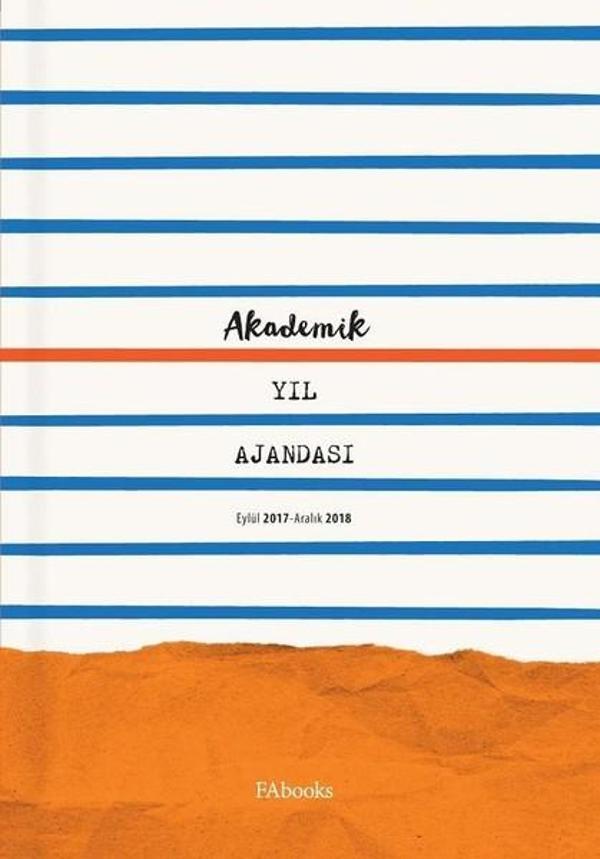 Akademik Yıl Ajandası 2017 2018 - Fabooks Yayınevi - Image 1