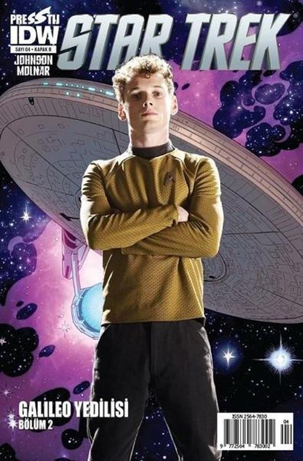 Star Trek Sayı 4 Kapak B-Çizgi Roman Dergisi - Presstij Kitap - Image 1