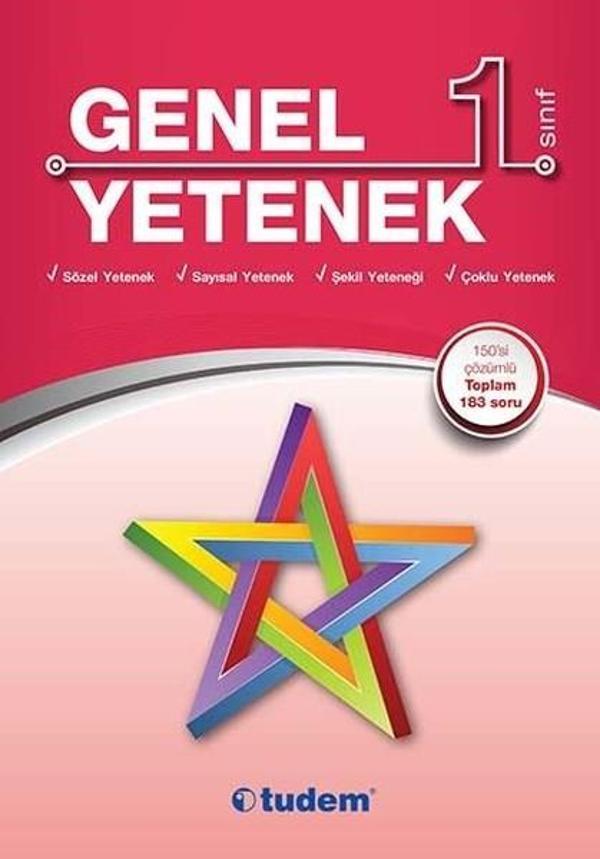 1.Sınıf Genel Yetenek - Tudem Yayınları - Ders Kitapları - Image 1
