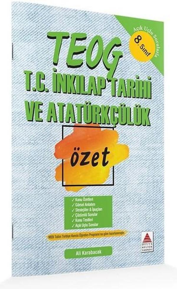 8.Sınıf TEOG T.C. İnkılap Tarihi ve Atatürkçülük Özet - Delta Kültür-Eğitim - Image 1