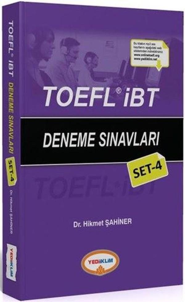 TOEFL İBT Deneme Sınavları Set 4 - Yediiklim Yayınları - Image 1