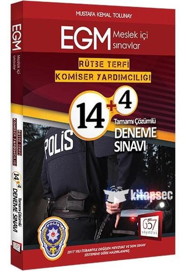 2017 EGM Rütbe Terfi Komiser Yardımcılığı Tamamı Çözümlü Deneme Sınavı - 657 Yayınevi - Image 1