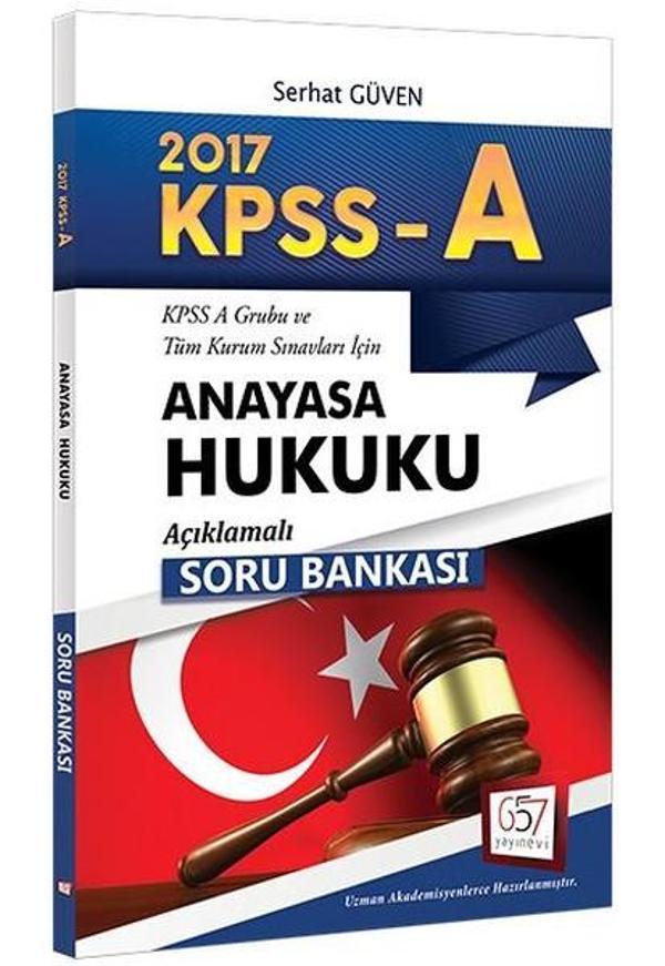 2017 KPSS A Grubu Anayasa Hukuku Açıklamalı Soru Bankası - 657 Yayınevi - Image 1