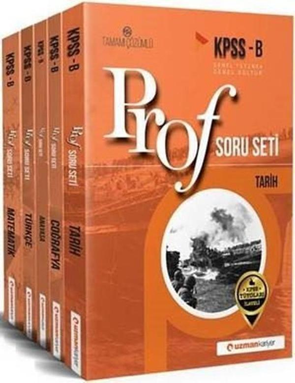 2018 KPSS-B Prof Soru Seti - Uzman Kariyer Yayınları - Image 1