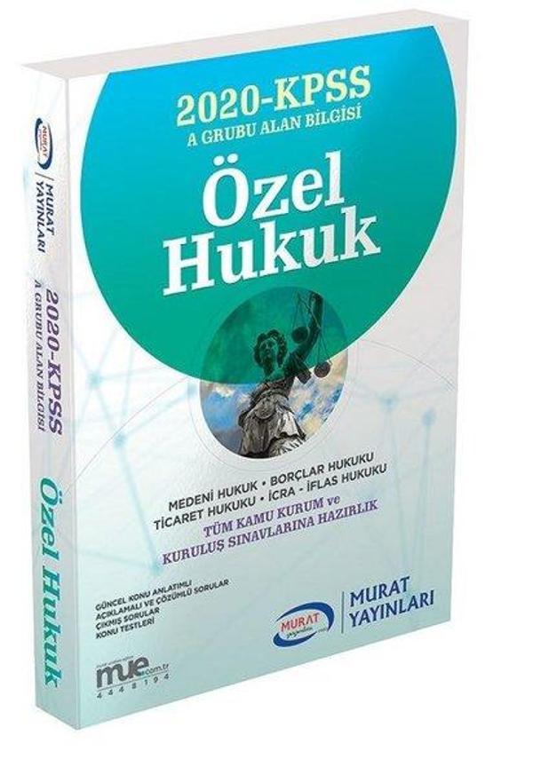 2020 KPSS A Grubu Özel Hukuk - Ankara Murat Yayıncılık - Image 1