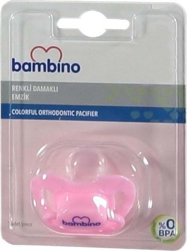 Bambino Renkli Damaklı Emzik No:1  T183 - Image 1