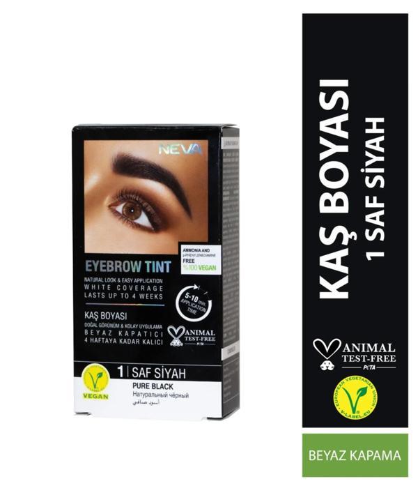 NEVA KAŞ BOYASI NO:1 SAF SİYAH - Image 1