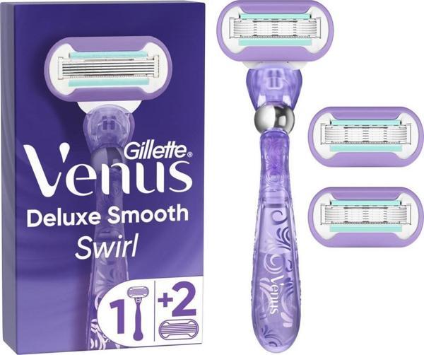 Gillette Venus Swirl Tıraş Makinesi + 3 Yedek Başlık - Image 1